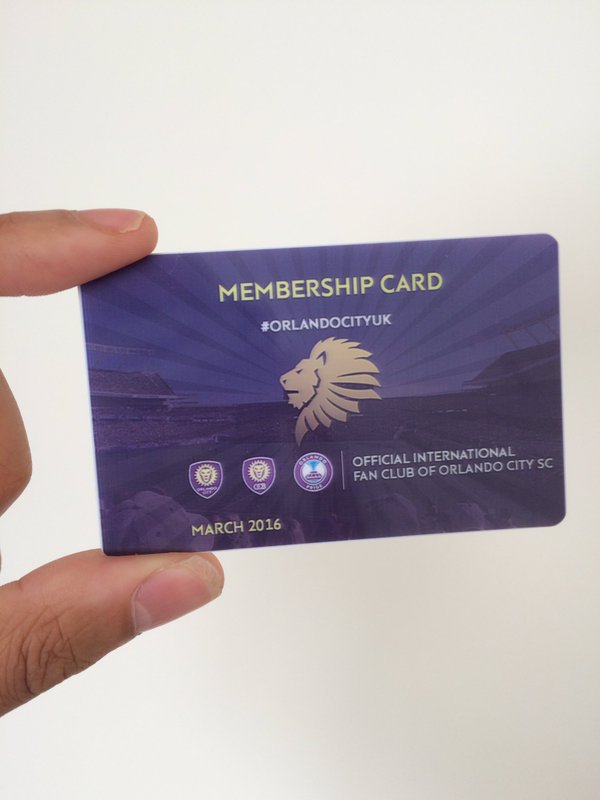 Orlando City UK Membership Card