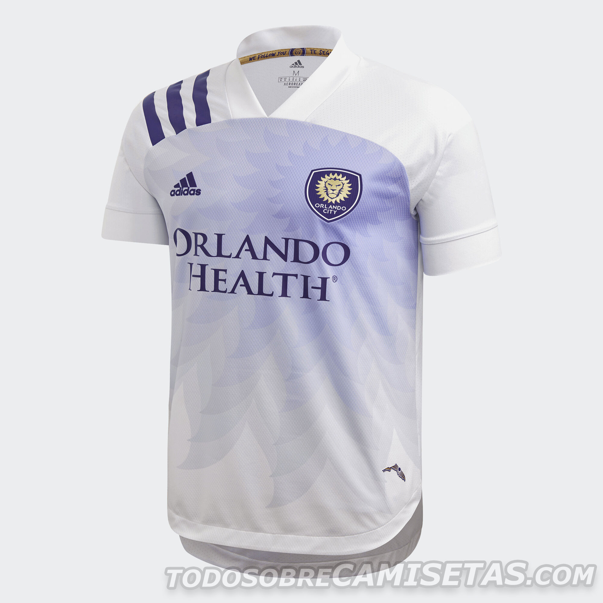 the leaked 2020 Orlando City SC away jersey